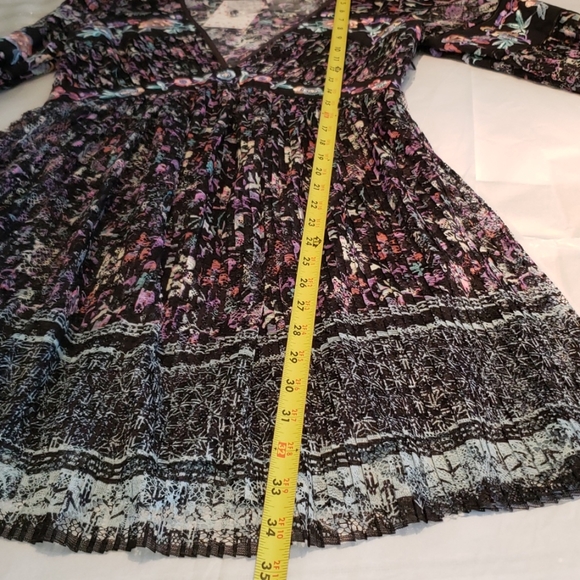 FREE PEOPLE New Cherry Blossom Mini DRESS Boho πHPπ - Picture 10 of 13